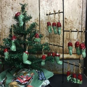 Zombie Christmas tree ornaments